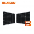 BLuesun 50 Вт 12 вольт Монокристаллическая солнечная панель 50 Вт Солнечная панель
