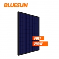Bluesun PV Supplier 60 Cell 290Wp Солнечная панель Полностью черный поликристаллический кремниевый солнечный модуль 290 Вт 290 Вт