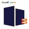 Bluesun PV Supplier 60 Cell 290Wp Солнечная панель Полностью черный поликристаллический кремниевый солнечный модуль 290 Вт 290 Вт
