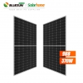 Bluesun Half Cut Cell PV Modules Perc Solar Panel Mono 370W 370Wp 370Watt Солнечные панели