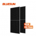 Bluesun MBB Tech 405w Half Cell Monofacial Glass Perc 405watt Солнечная панель Монокристаллический солнечный модуль