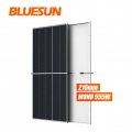Bluesun новые поступления высокоэффективные 210 мм солнечные панели солнечные панели 540 вт 550 вт 600 вт 555 вт полуэлементные солнечные панели моно перк-солнечные панели