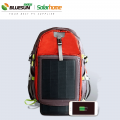 Bluesun 2021 Trending Открытый дорожный рюкзак на солнечной батарее с зарядкой от USB-источника энергии Тонкопленочные спортивные сумки на солнечных батареях GICS