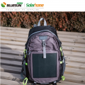 Bluesun 2021 Trending Открытый дорожный рюкзак на солнечной батарее с зарядкой от USB-источника энергии Тонкопленочные спортивные сумки на солнечных батареях GICS