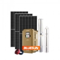 Насосы Bluesun, комплект для солнечных батарей, 24 в, 3 дюйма, система водяных насосов на солнечных батареях, 100 м, погружной насос, 1500 вт, солнечный водяной насос для сельского хозяйства
