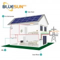 Bluesun Solar 5KW 8KW 10KW 12KW система накопления энергии гибридная литиевая батарея солнечная powerwall для бытового использования
