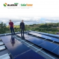Солнечная электростанция мощностью 1 МВт, солнечная энергетическая ферма, подключенная к сети