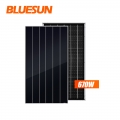 Bluesun Сертифицированная TUV Солнечная панель с черепичным покрытием 670 Вт Двойной стеклянный солнечный модуль 670 Вт Двусторонняя солнечная панель 670 Вт