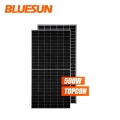 Солнечные панели Bluesun Half Cell Topcon Bifacial 580 Вт Полуразрезанные солнечные панели 580 Вт