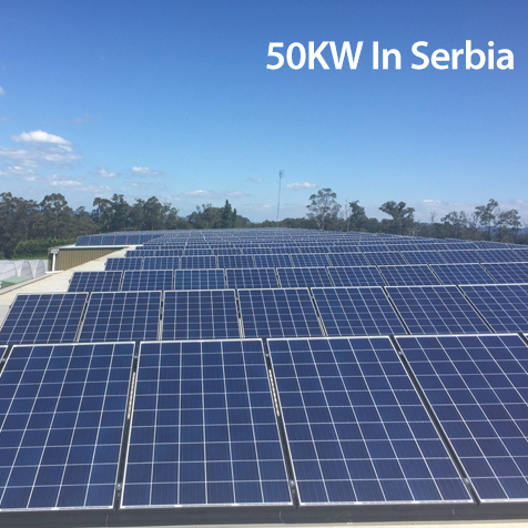 50кВт на энергосистеме солнечной системы в Сербии