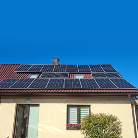 Bluesun 10KW On Grid Solar Project в Литве
