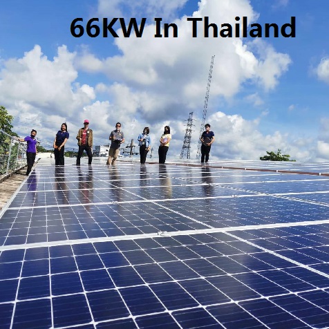  Bluesun 66кВт Солнечная система на крыше в Таиланде