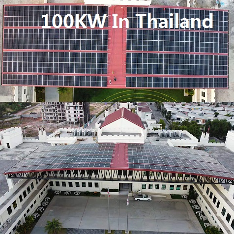  Bluesun 100кВт на сетке солнечной системы, установленной в Таиланде