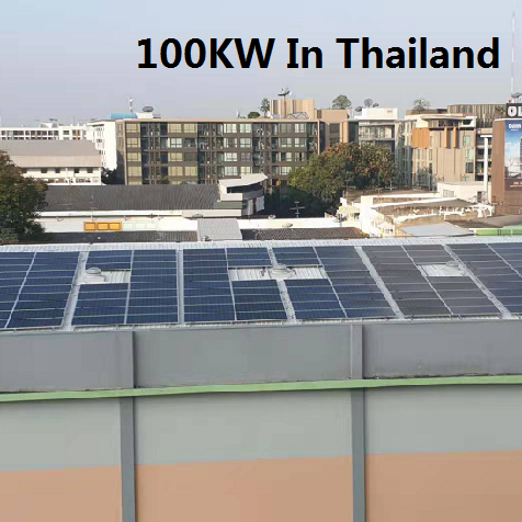 солнечная система связи решетки bluesun 100kw в Таиланде