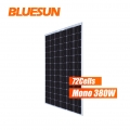 Bluesun горячие продажи моно двусторонние солнечные панели 380 Вт 390 Вт 400 Вт цена панели солнечных батарей