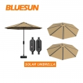 Bluesun 10ft открытый сад патио солнечный зонтик пляжный зонт с подсветкой LTD