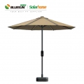 Bluesun 10ft открытый сад патио солнечный зонтик пляжный зонт с подсветкой LTD