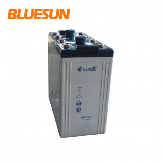 2V 750ah AGM best rechargeable battery type