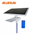 Высокая эффективность Bluesun 50W 60W 80W 100Watt Светодиодный индикатор солнечной энергии IP66 Солнечный уличный фонарь