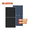 Bluesun солнечный полуэлемент моно солнечный двусторонний модуль 455 Вт Painel солнечная 455 Вт 450 Вт двусторонняя солнечная панель