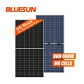 Сертификат UL Bluesun Двухсторонняя солнечная панель MBB Technology 460W Двойная стеклянная панель солнечных батарей
