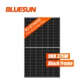 Bluesun EU Stocks Mono-Facial 166mm Black Frame Солнечная панель 375 Вт