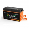Bluesun High Capacity LifePO4 Литий-ионные аккумуляторы 12V 104Ah Солнечная батарея для накопления энергии с глубоким циклом