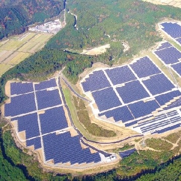 Установленная мощность Bluesun Solar в Японии