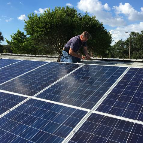 3kW сетки связали солнечной системы в штате Флорида для жилых