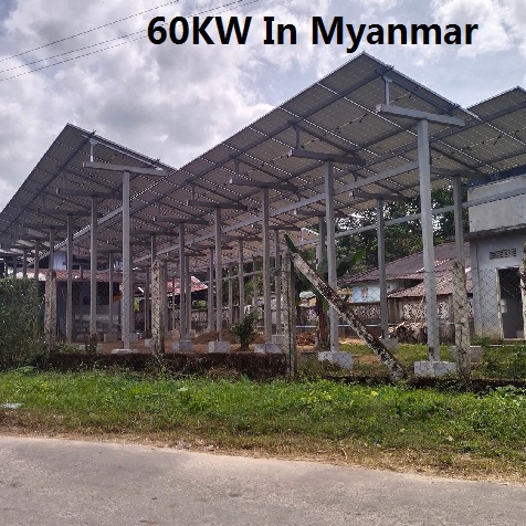 Солнечная система bluesun 60kw в мьянме