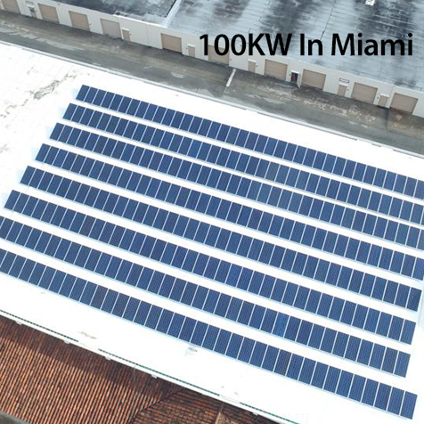Солнечная система 100 МВт в Майами для торгового центра