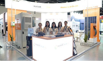 Команда Bluesun на выставке Solar & Storage Live Philippines 2024