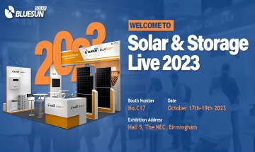 Команда Bluesun на выставке Solar & Storage Live 2023